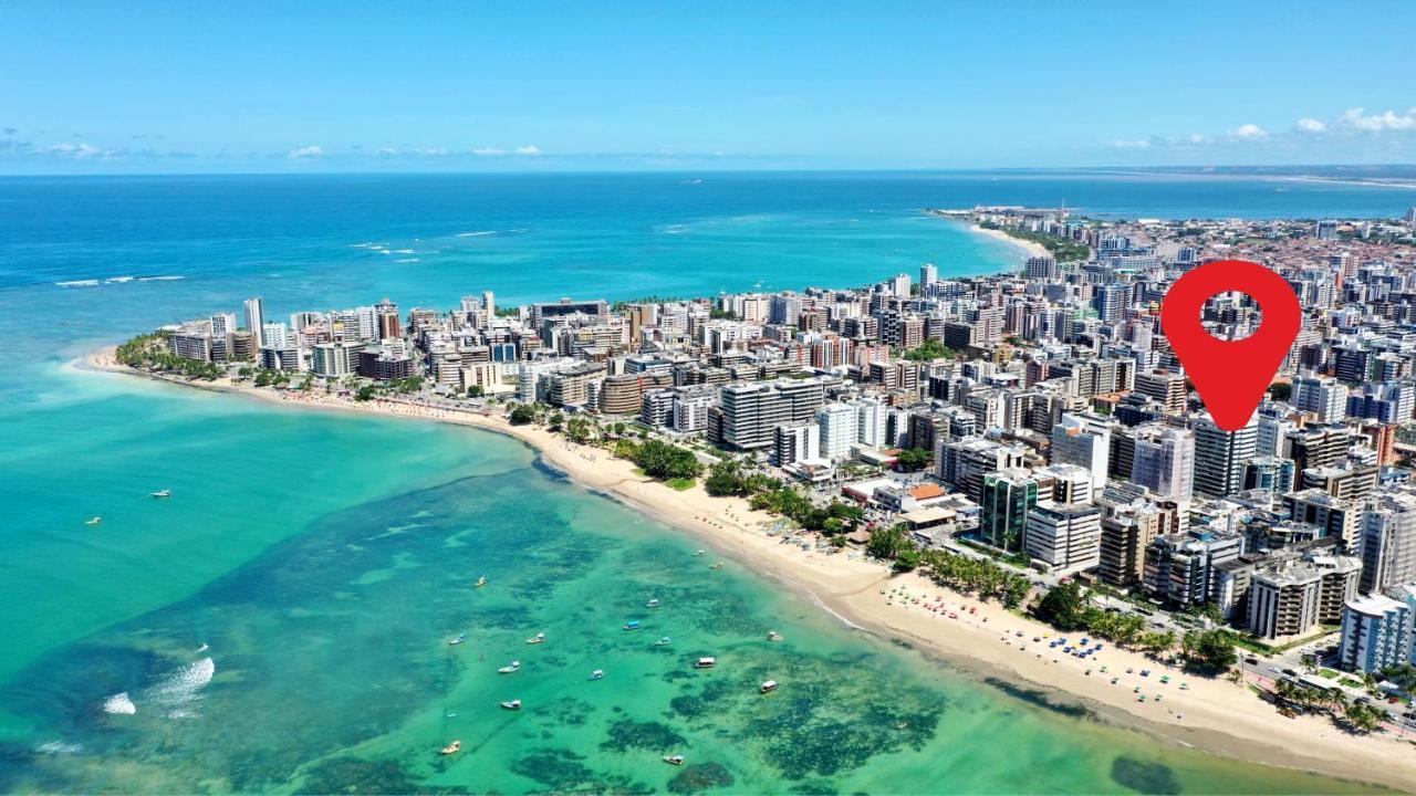 Edf Promenade - Apartamento Com 2 Quartos Climatizados A 150M Da Beira-Mar De Ponta Verde - Piscina, Academia, Sauna, Lavanderia, Home Cine, Churrasqueira, Salao De Jogos, Area Kids Масейо Экстерьер фото