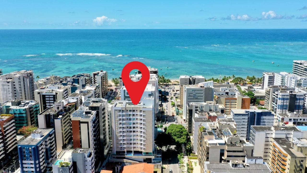 Edf Promenade - Apartamento Com 2 Quartos Climatizados A 150M Da Beira-Mar De Ponta Verde - Piscina, Academia, Sauna, Lavanderia, Home Cine, Churrasqueira, Salao De Jogos, Area Kids Масейо Экстерьер фото