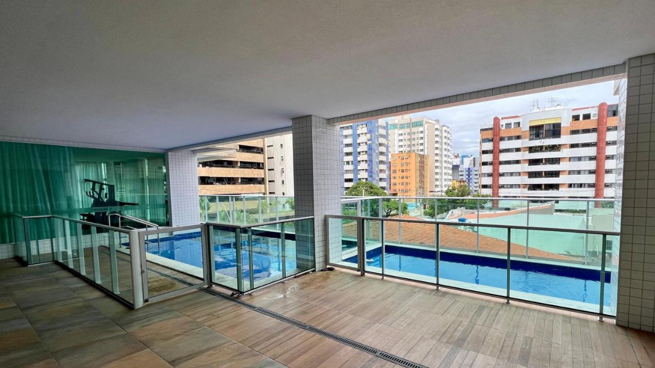 Edf Promenade - Apartamento Com 2 Quartos Climatizados A 150M Da Beira-Mar De Ponta Verde - Piscina, Academia, Sauna, Lavanderia, Home Cine, Churrasqueira, Salao De Jogos, Area Kids Масейо Экстерьер фото